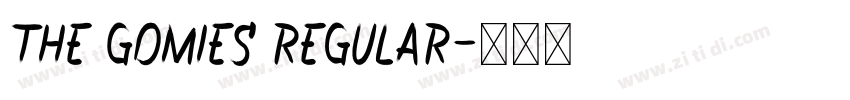 The Gomies Regular字体转换